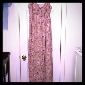 Paisley Floor length Maxi Dress